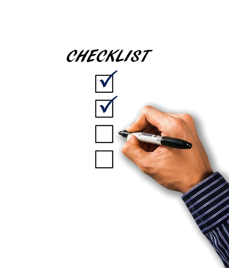 Pre-trip Checklist